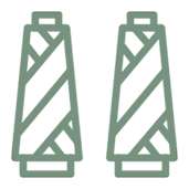 Embroidered or plain