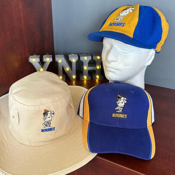 Custom caps, wide brim hats and baggy caps